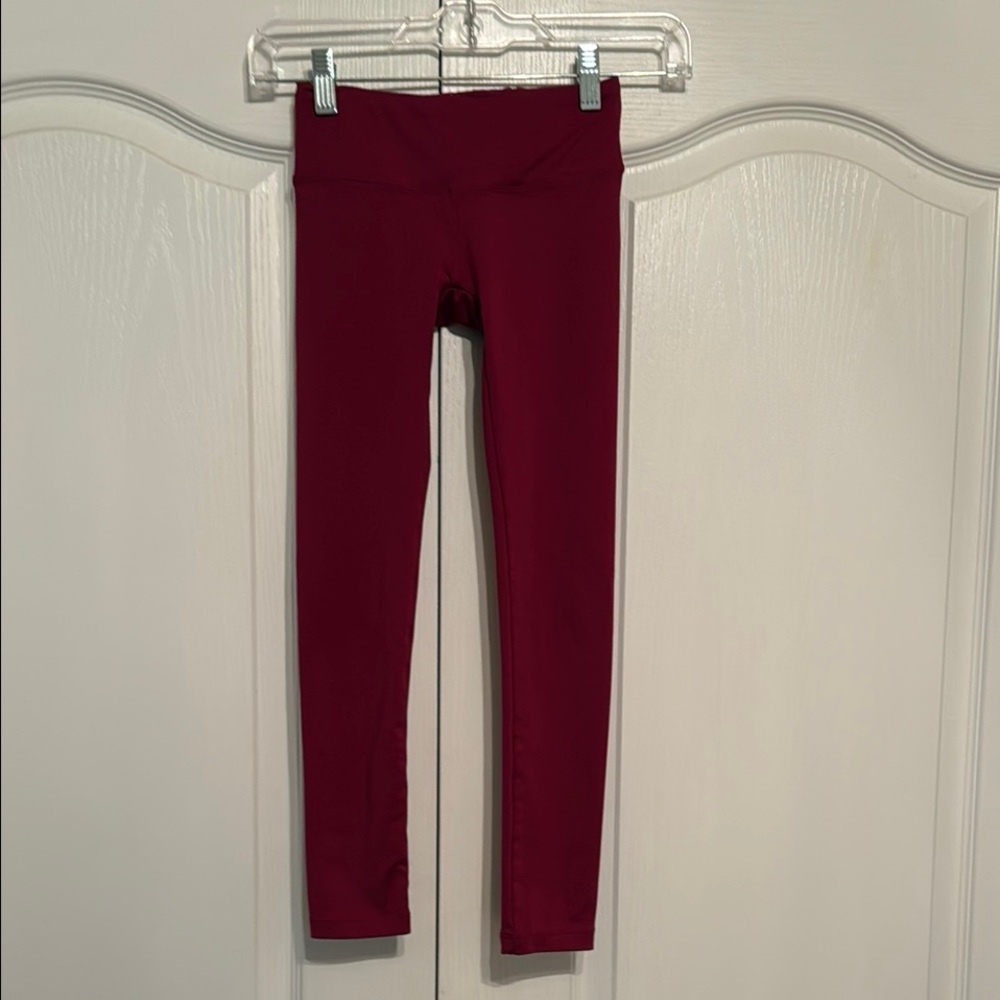 Jo + Jax Maroon Leggings